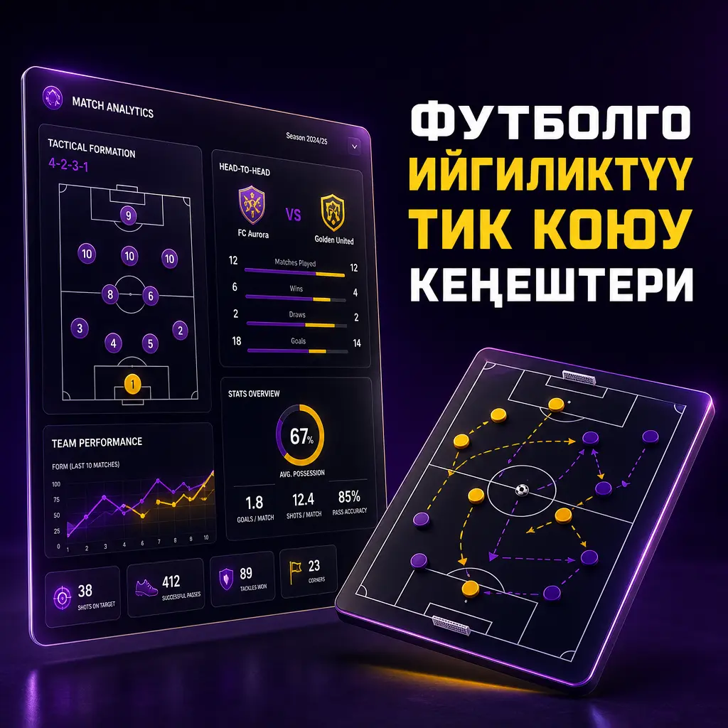 Футболго ийгиликтүү тик коюу үчүн статистика, банкролл башкаруусу жана командалардын анализине негизделген кеңештер