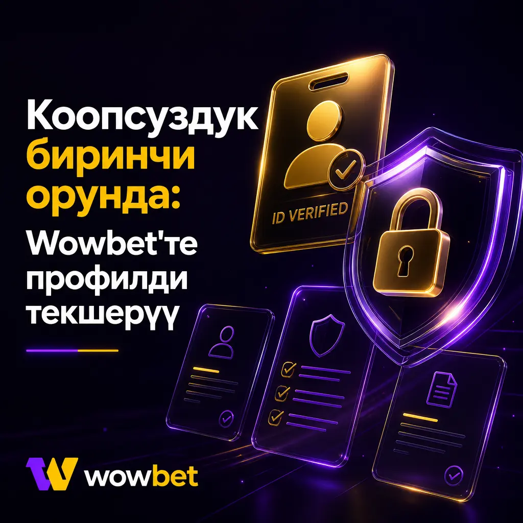 Wowbet платформасында каражат чыгарардан мурун милдеттүү KYC текшерүүсү аркылуу эсептин коопсуздугун камсыздоо жол-жобосу