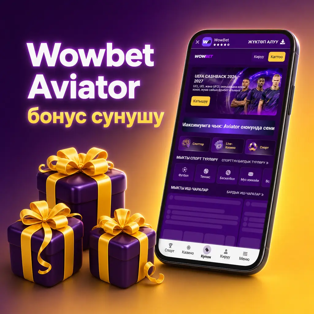 Wowbet Aviator оюну үчүн 1500 EUR + 150 FS чейинки саламдашуу бонусу жана анын шарттары